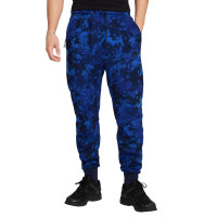 Nike Tech Fleece Camo Sweat Pants Sportswear Blue Dark Blue Black