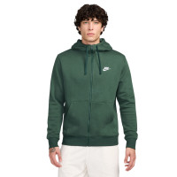 Nike Sportswear Club Vest Fleece Donkergroen Wit