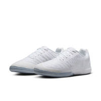 Nike Zaalvoetbalschoenen Lunargato II (IN) Wit Zilver
