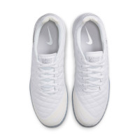 Nike Zaalvoetbalschoenen Lunargato II (IN) Wit Zilver