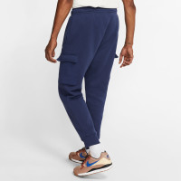 Nike Sportswear Fleece Club Cargobroek Donkerblauw Wit