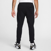 Nike Sportswear Club Fleece Crew Trainingspak Zwart Wit Zilver