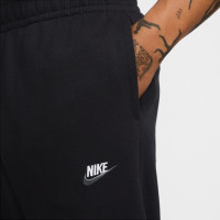Nike Sportswear Club Fleece Crew Trainingspak Zwart Wit Zilver
