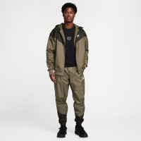 Nike Tech Sportswear Windrunner Trainingspak Woven Olijfgroen Zwart Wit