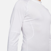 Nike Pro Base Layer Long Sleeve High Neck White Black