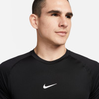 Nike Pro Short Sleeve Base Layer White Black