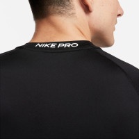 Nike Pro Short Sleeve Base Layer White Black