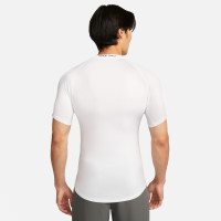 Nike Pro Short Sleeve Base Layer White Black