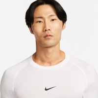 Nike Pro Short Sleeve Base Layer White Black
