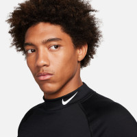 Nike Pro Ondershirt Warm Lange Mouwen Zwart Wit