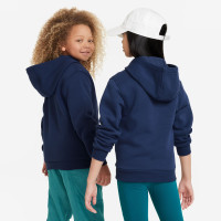 Nike Sportswear Club Vest Fleece Kids Donkerblauw Wit