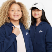 Nike Sportswear Club Vest Fleece Kids Donkerblauw Wit