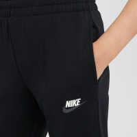 Nike Sportswear Big Logo Crew Kids Tracksuit Black White Dark Grey