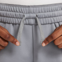 Nike Sportswear Big Logo Crew Kids Tracksuit Grey Blue White Grey