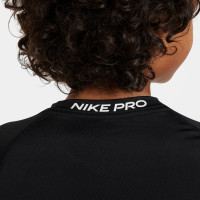 Nike Base Layer Pro Short Sleeve Kids Black White