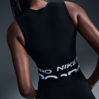 Nike Tanktop Pro Dames Zwart Wit