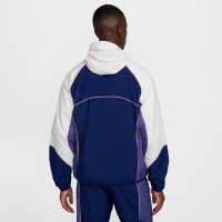 Nike Repel Strike Woven Tracksuit Full-Zip Dark Blue Purple Light Orange