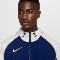 Nike Repel Strike Woven Tracksuit Full-Zip Dark Blue Purple Light Orange