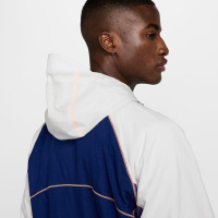 Nike Repel Strike Woven Tracksuit Full-Zip Dark Blue Purple Light Orange
