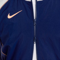 Nike Repel Strike Woven Tracksuit Full-Zip Dark Blue Purple Light Orange