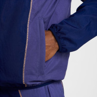 Nike Repel Strike Woven Tracksuit Full-Zip Dark Blue Purple Light Orange