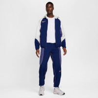 Nike Repel Strike Woven Tracksuit Full-Zip Dark Blue Purple Light Orange