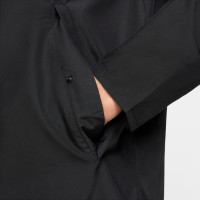 Nike Air Sportswear Full-Zip Woven Tracksuit Black Green Silver