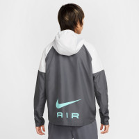 Nike Sportswear Air Trainingspak Full-Zip Woven Donkergrijs Wit