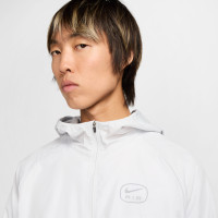 Nike Sportswear Air Trainingspak Full-Zip Woven Donkergrijs Wit