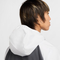 Nike Sportswear Air Trainingspak Full-Zip Woven Donkergrijs Wit