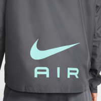 Nike Sportswear Air Trainingspak Full-Zip Woven Donkergrijs Wit