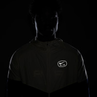 Nike Air Sportswear Full-Zip Woven Tracksuit Dark Blue Beige Red Silver
