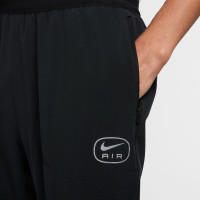 Nike Air Sportswear Full-Zip Woven Tracksuit Black Green Silver