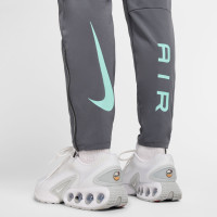 Nike Sportswear Trainingsbroek Air Donkergrijs Turquoise Zilver