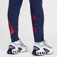 Nike Sportswear Trainingsbroek Air Donkerblauw Rood Zilver