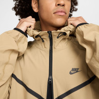Nike Tech Sportswear Windrunner Trainingspak Beige Zwart