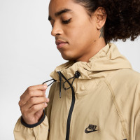 Nike Tech Sportswear Windrunner Trainingspak Beige Zwart
