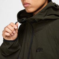 Nike Tech Sportswear Windrunner Trainingspak Donkergroen Zwart