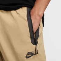 Nike Tech Sportswear Windrunner Trainingspak Beige Zwart
