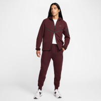 Nike Tech Fleece Sportswear Joggingbroek Bordeauxrood Zwart