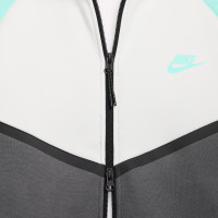 Nike Tech Fleece Trainingspak Sportswear Donkergrijs Wit Turquoise