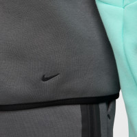 Nike Tech Fleece Trainingspak Sportswear Donkergrijs Wit Turquoise