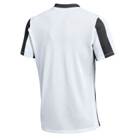 Nike Striped Division V Kids Football Shirt White Black