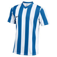 Nike Striped Division V Kids Football Shirt White Blue