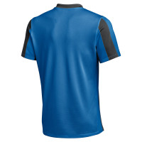 Nike Striped Division V Kids Football Shirt Blue Black