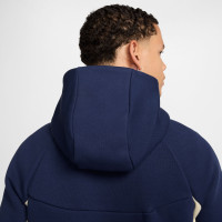 Nike Tech Fleece Sportswear Vest Dark Blue Beige Red
