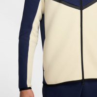 Nike Tech Fleece Sportswear Vest Dark Blue Beige Red