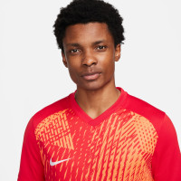 Nike Precision VI Dri-Fit Trainingsshirt Rood Oranje Wit