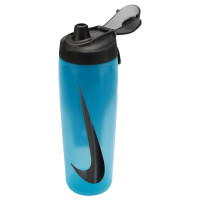 Nike Locking Refuel Bidon 709ML Lichtblauw Zwart