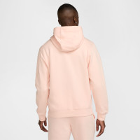Nike Sportswear Club Fleece Hoodie Light Pink White